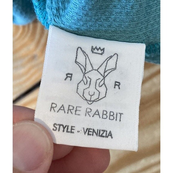 Rare Rabbit Button Down Shirt Size Large Men’s Turquoise - Picture 5 of 9